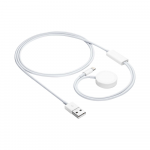 Akyga AKYGA AK-SW-43 USB įkrovimo laidas Apple Watch Ultra 2 Series 987654321 + Lightning ki&scaron;tukas 1m