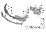 BMW I20 vilkimo akies dangtelis originalus 51115A3ADF5