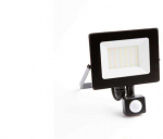 Ecolight LED prožektorius su PIR judesio jutikliu 20W 1800LM AC230V IP65 spindulio kampas 120 neutrali balta 4000K juoda