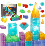 3D &scaron;viečiančios magnetinės kaladėlės, 64 d.