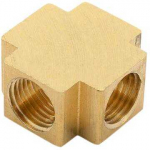 Usorteret 1/4 BSP žalvarinis adapteris
