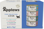 Applaws - Multipack Žuvies sultinio pasirinkimas - 24x70g