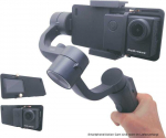 Easypix &bdquo;GoXtreme GX4&ldquo; dvigubas stabilizatorius