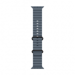 &bdquo;Apple&ldquo; 49 mm &bdquo;Anchor Blue Ocean Band&ldquo; &ndash; juodo titano apdaila