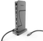 Hama Bazinė stotelė DOKINGAS USB4 &bdquo;Connect2Office Speed&ldquo;, USB-C, PD, 40 Gbit/s, 10 prievadų