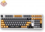 MCHOSE UT98 - US i&scaron;dėstymas - Silent Peach V3 - Retro Therapy (Baltai Pilka) Belaidė Žaidimų Klaviatūra