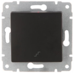 Kos Elektro System 510916 VENA Laiptinės jungiklis su raktu be rėmo 16AX250V matinė juoda 510916