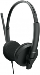 DELL Stereo Ausinės &ndash; WH1022, su laidu, Calls/Music, 20 - 20000 Hz, 120 g, Ausinės, Juodas