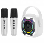 Oem Blavec Ne&scaron;iojama kolonėlė Bluetooth WS-08 Karaoke Idol - 8W with 2 microphones (WS08-2MW) baltas