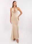 Suknelė Sukienka-IT-SK-21859.01P-smėlio spalva
