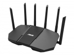 ASUS RT-BE90U BE9400 AiMesh, Wi-Fi 7 (802.11be), Trijų dažnių (2,4 GHz / 5 GHz / 6 GHz), Ethernet LAN jungtis, Juoda, Stalinis mar&scaron;rutizatorius