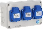 Shumee Paskirstymo dėžutė 3x3x16A INA=16A IP54 SB-001705-P0040-54
