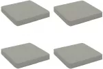 4 dalių sėdynės pagalvėlės VUGHT 4 pcs 100% poliesteris Pilka