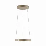 51W LED pakabinamas &scaron;viestuvas E-CLIPSE, bronzos sp., 2700-5000K, dimeriuojamas, 50cm, reguliuojamo auk&scaron;čio