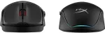 HyperX Pulsefire Fuse Belaidė pelė žaidimams (Juodas), Ambidextrous, Optinė, RF belaidė + Bluetooth, 12000 DPI, Juodas