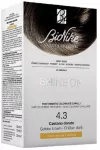 BioNike, Shine On, Permanent Hair Dye, 4.3 Golden Brown, 145 ml
