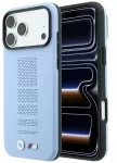 Dėklas BMW M Mėlyna Perfo Metal Logo MagSafe do iPhone 18 Pro / 17 Pro mėlyna