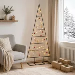 Metalinis Kalėdų medis KUOPIO 125 cm &Scaron;ilta balta