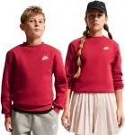 Nike Džemperis Paaugliams K Nsw Club Crew Ls Lbr Fl Raudona FD3006 608