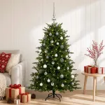 Dirbtinė kalėdinė eglutė su rutuliuku 120 cm 150 LED