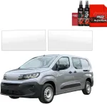 GrizzGlass bespalvė apsauginė plėvelė BodyShield priekiniams slenksčiams be įdubos, skirta Peugeot Partner (2018-2026) [2w1] (GRZ21865)