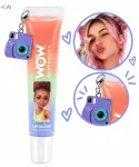 KIDS Lūpų blizgesys 16 ml + Pakabukas Rinkinys 2 in 1 Lūpų blizgesys Daugiaspalvis Wow / Wow00111 / Pakabukas Fotoaparatas (SB12209)