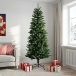 Artificial Hinged Christmas Tree 240 cm PE ir PVC Žalia