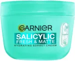 Garnier - Salicylic Fresh & Matte Hydrating Sorbet Kreminis - 85 ml
