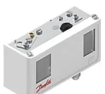 Danfoss Dvigubas presostatas KP 15, LP+HP signalas, kairysis -0,2-7,5 bar, de&scaron;inysis 8-32 bar, skirtumas kairysis 0,7-4, de&scaron;inysis 4 bar, IP30