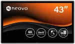 AG Neovo QX4302, CCTV monitorius, laisvai stovintis / tvirtinamas ant sienos, juodas, metalinis, IK08, IK10, CE, LVD, WEEE, RoHS, REACH