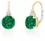JVD Sparkling auksinis-plated earrings with zircons SVLE1119XH2GZ00