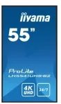 Monitorius IIYAMA LH5541UHS-B2 55 colių 3840 x 2160 4K UHD IPS skydelis 1 Precent Haze Landscape ir Portretas režimas Garsiakalbiai 2x 10W VGA 3x HDMI 500cd/m2