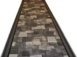 Bora Pilkas kilimas/takelis 67x180cm, pilkas, neslystantis