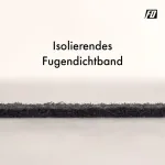 Compriband 20/3 pilka antracito spalvos, juostos plotis 20 mm, plečiasi nuo 3 iki 15 mm, sandarinimo juosta, kompresinė juosta &ndash; 10 metrų ritinys