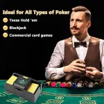 Elektrinis kortų mai&scaron;ytuvas, Mxtimwan kortų mai&scaron;ytuvas 1-2 kaladėms, automatinis kortų mai&scaron;ytuvas Omaha, Baccarat, Blackjack, Poker, Texas Hold Em, veikia su baterijomis