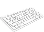 Amzcase Bluetooth klaviatūra, skirta Ipad plan&scaron;etiniam kompiuteriui, i&scaron;maniajam telefonui, ne&scaron;iojamam kompiuteriui, Pc, belaidė Bluetooth klaviatūra su sparčiųjų klavi&scaron;ų funkcijomis ir ne&scaron;iojama balta