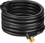 Vevor Rv maitinimo laidas 15 m 40 A Rv ilginamasis laidas Awg8 40 A Rv ilginamasis kabelis sunkvežimio priekabos Rv Rv kabelio rankenos Rv nameliui