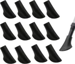 Nordic Walking antgaliai, 12 vnt./6 poros, auk&scaron;tos kokybės guminiai amortizatoriai asfaltui ir bekelei, suderinami su visais standartiniais Nordic Walking ir žygio lazdomis, 10 mm skersmens
