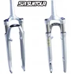 Amortizatorius 28"/700c Disc/v-brake Tapered su Blokavimu Sr Suntour Ncx Hlo Silv