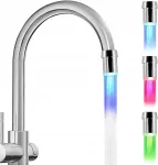 Decortrend &Scaron;viečiantis Led perlatorius su temperatūros indikatoriumi, keičiantis spalvas Led Rgb
