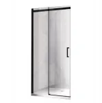 Hydrosan Kz09d juodos spalvos du&scaron;o durys ni&scaron;ai 125-130 cm 8 mm
