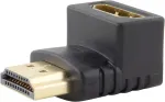 Seki hdmi kampinis adapteris 90&deg; grand angled - hdmi male į hdmi female - 4k 3d 1080p full hd; paauksuoti kontaktai; kampinis adapteris; kampinis ki&scaron;tukas