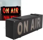On Air ženklas Led retro &scaron;viestuvas, On Air įra&scaron;ų studijos &scaron;viestuvai ir dekoracija, Led mygtuko valdymas On Air ženklo &scaron;viestuvas namų dekoravimui
