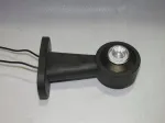 Led gabaritinis žibintas, vidutinis, tiesus, kairys, 12/24v, 27cm laidas, ilgis 135mm