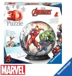 Ravensburger Puzzle 3d 72 elementai rutulys Marvel Avengers dėlionė žaislas