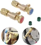 2 vnt. &scaron;alto pildymo apsauginis vožtuvas greita jungtis oro kondicionavimo R410a R22 adapteris