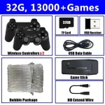 M8 4k Game Stick Tv Tv konsolė 64g įmontuota 20000 žaidimų Wireless
