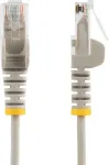 Startech.com 1 m cat6 kabelis - plonas cat6 pataisos kabelis - pilkas - be užkabinimo rj45 jungtys - gigabitinis eterneto kabelis - 28 awg
