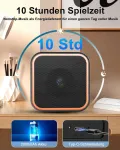 Kompiuterio kolonėlės Bluetooth kolonėlė, ne&scaron;iojama muzikos dėžutė Bluetooth 5.3 su 10 valandų grojimo laiku, stereo garsas Bluetooth kolonėlė su bosu ir spalvinga &scaron;viesa, Usb C įkrovimo laidas, Ipx6 atspari vandeniui namams, sodui
