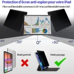 Mamol magnetinė ekrano apsauga, skirta Ipad Pro 13 colių 2024, nuimama privatumo ekrano apsauga